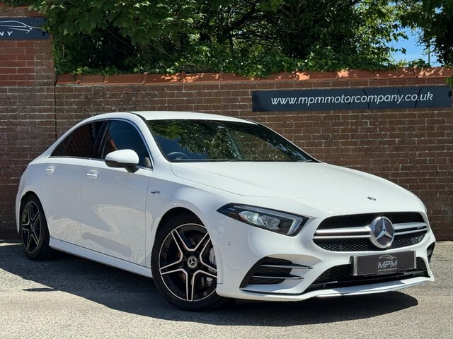Mercedes-Benz A Class 2.0 A35 Amg Executive Saloon Spds Dct WR69UTB White #2
