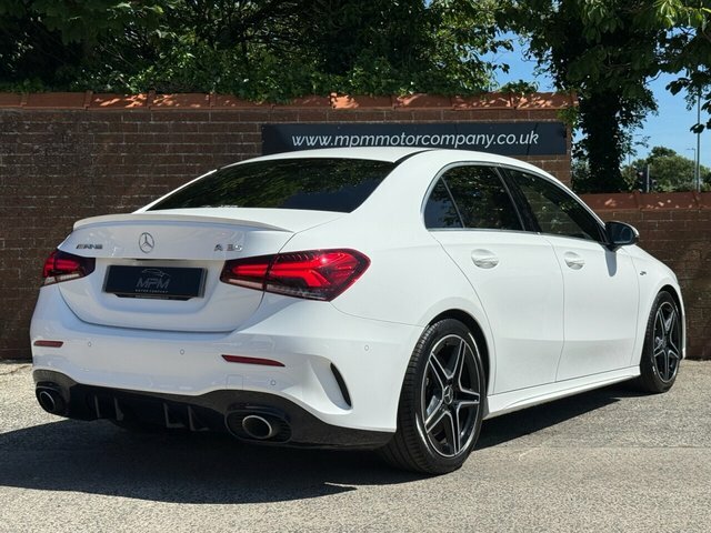 Mercedes-Benz A Class 2.0 A35 Amg Executive Saloon Spds Dct WR69UTB White #6