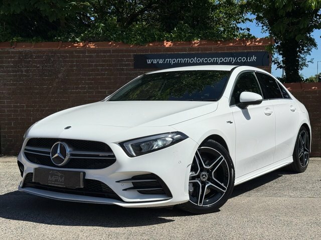 Mercedes-Benz A Class 2.0 A35 Amg Executive Saloon Spds Dct WR69UTB White #3