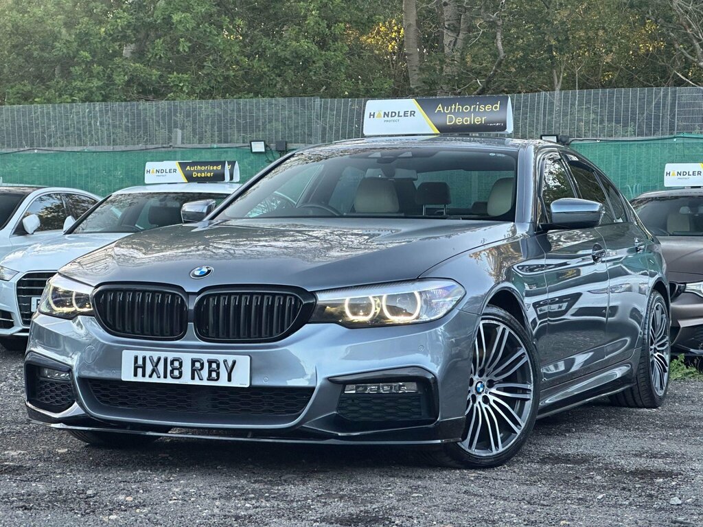 BMW 5 Series 2.0 520I M Sport Euro 6 Ss Blue #4