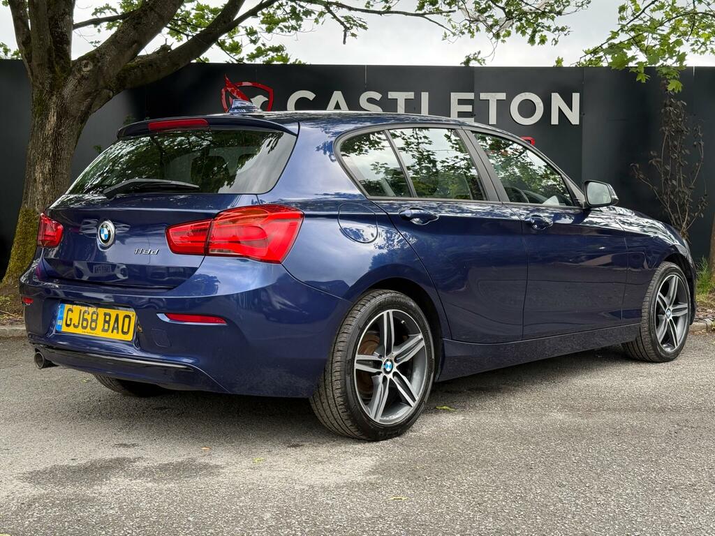 BMW 1 Series 2.0 118D Sport Euro 6 S S GJ68BAO Blue #6