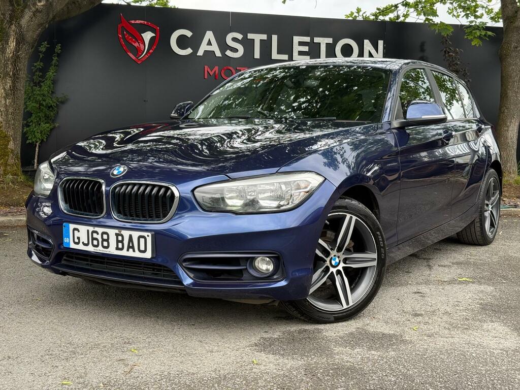 BMW 1 Series 2.0 118D Sport Euro 6 S S GJ68BAO Blue #2