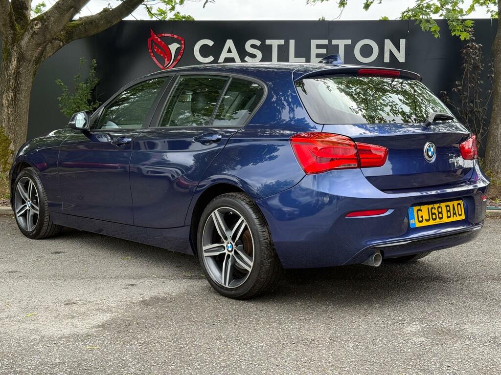 BMW 1 Series 2.0 118D Sport Euro 6 S S GJ68BAO Blue #5