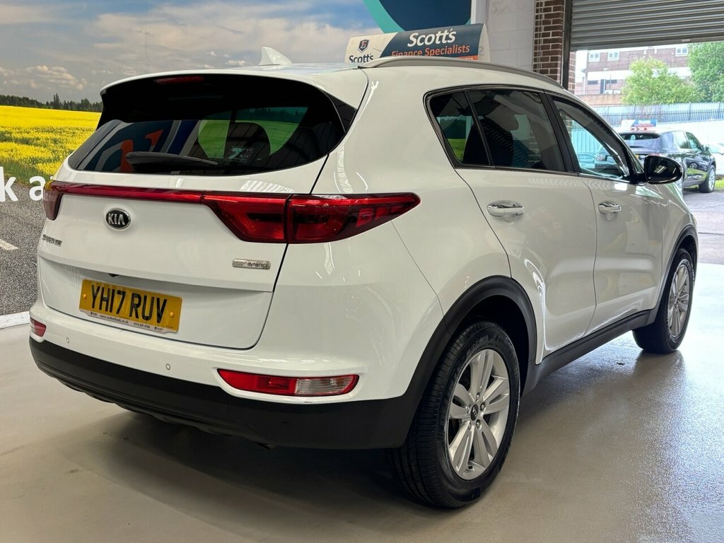 Kia Sportage 1.7L 2 YH17RUV White #5