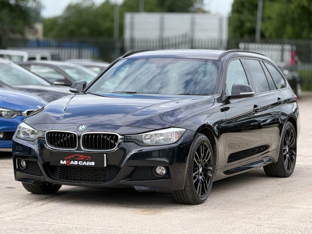 BMW 3 Series 2.0 320D M Sport Touring Xdrive Eu YP13EFA Black #2