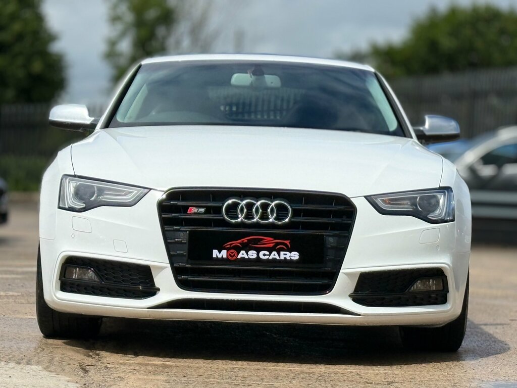 Audi S5 3.0 Tfsi V6 Black Edition Coupe S Troni White #4