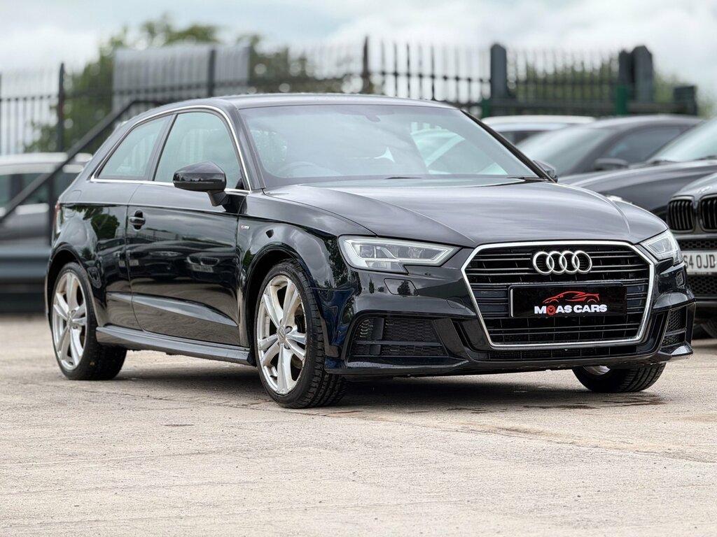 Audi A3 1.6 Tdi S Line Hatchback Euro 6 Black