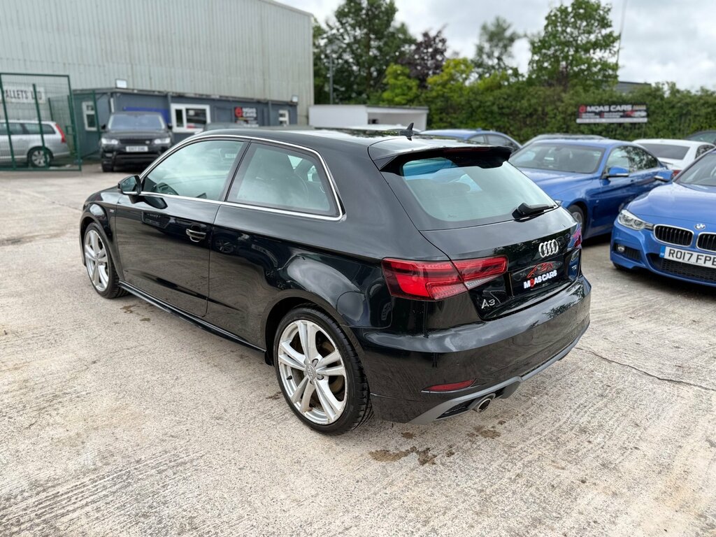 Audi A3 1.6 Tdi S Line Hatchback Euro 6 Black #3