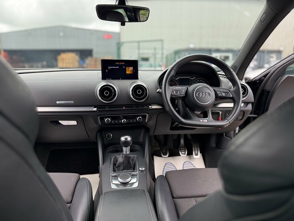 Audi A3 1.6 Tdi S Line Hatchback Euro 6 Black #4