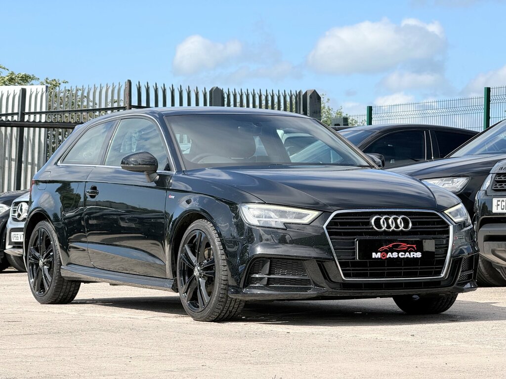 Audi A3 1.6 Tdi S Line Hatchback Euro 6 Black