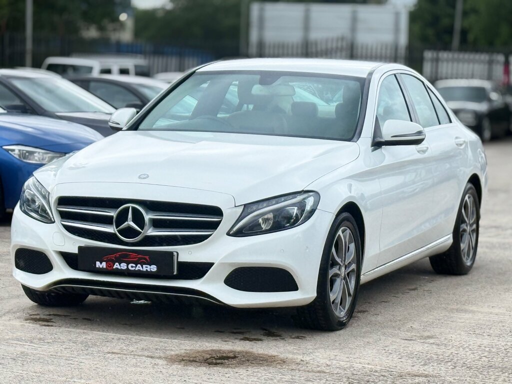 Mercedes-Benz C Class 1.6 C200d Sport Saloon G-tronic Euro 6 White #2