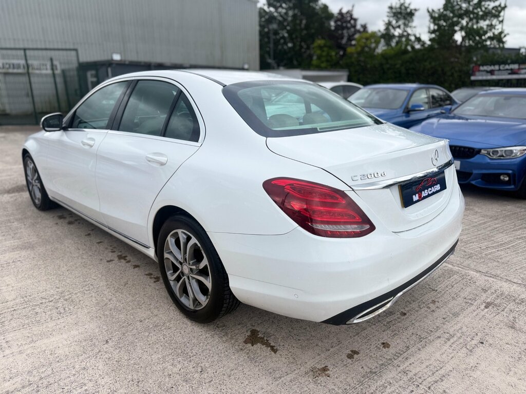 Mercedes-Benz C Class 1.6 C200d Sport Saloon G-tronic Euro 6 White #3