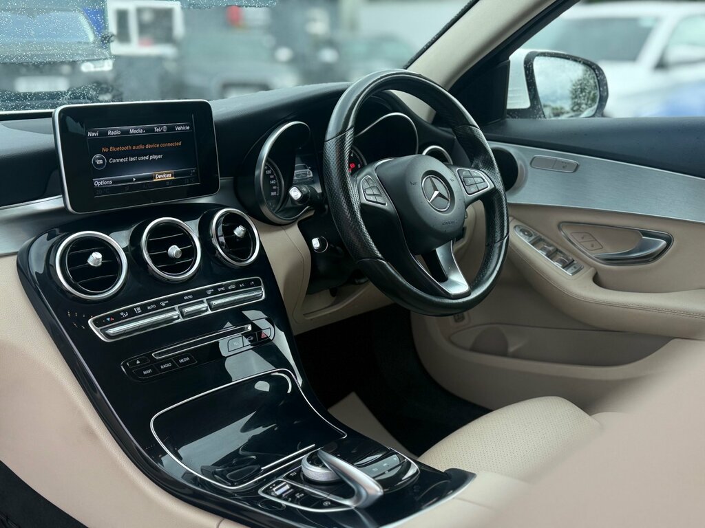 Mercedes-Benz C Class 1.6 C200d Sport Saloon G-tronic Euro 6 White #4