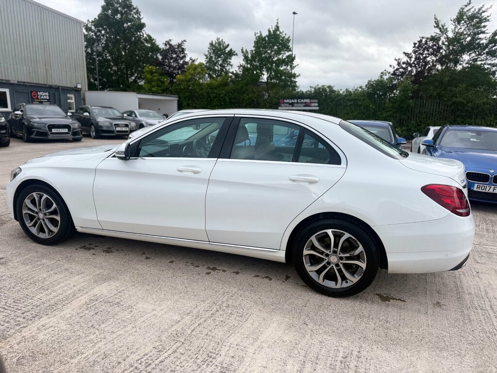 Mercedes-Benz C Class 1.6 C200d Sport Saloon G-tronic Euro 6 White #6