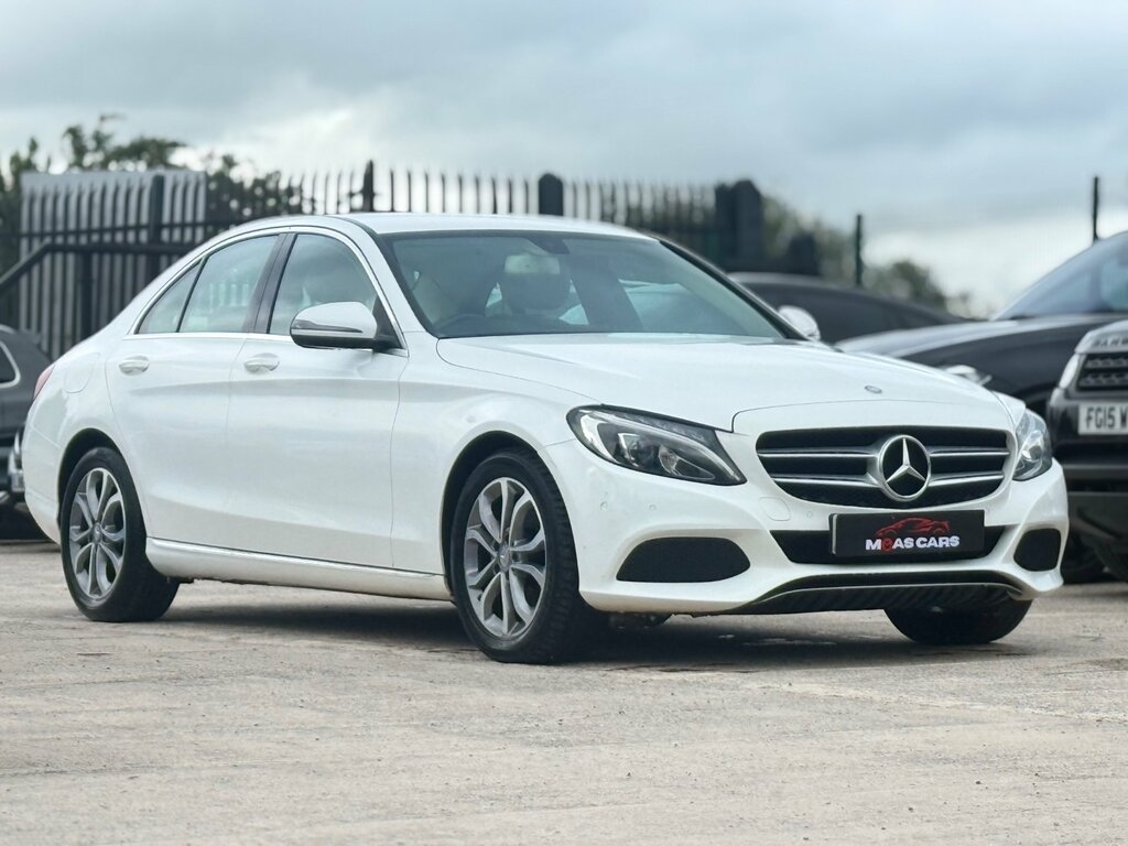 Mercedes-Benz C Class 1.6 C200d Sport Saloon G-tronic Euro 6 White