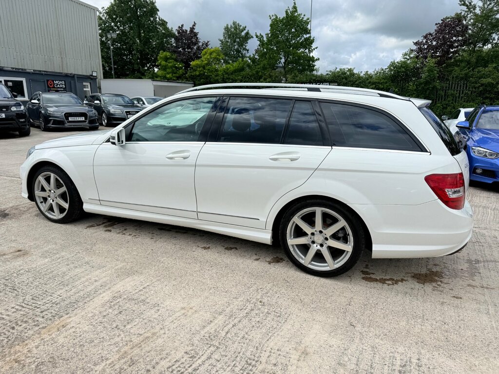 Mercedes-Benz C Class 3.0 C350 Cdi V6 Amg Sport Estate G-tron White #6