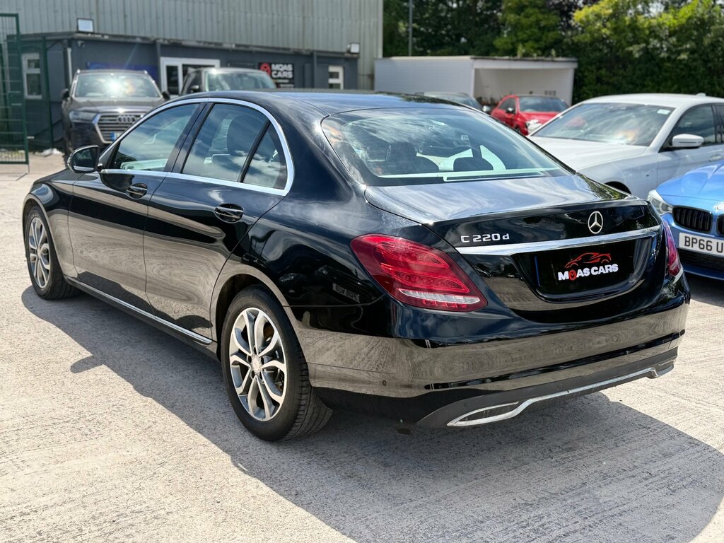 Mercedes-Benz C Class 2.1 C220d Sport Saloon Euro 6 S Black #3