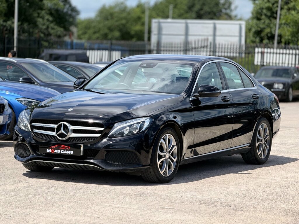 Mercedes-Benz C Class 2.1 C220d Sport Saloon Euro 6 S Black #2
