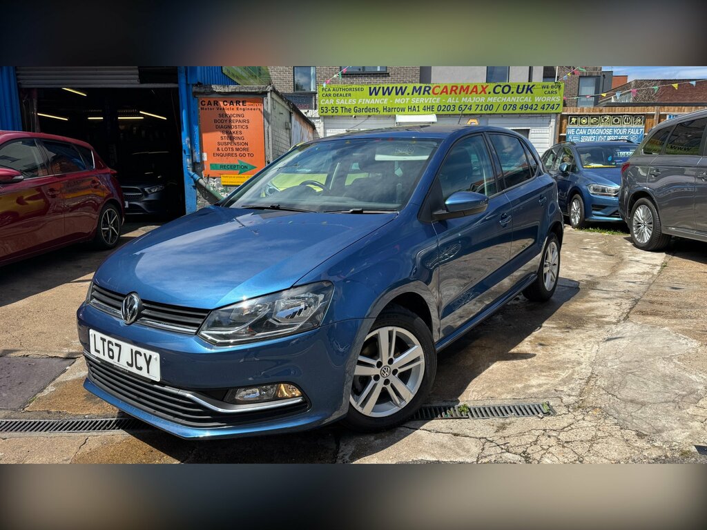 Volkswagen Polo 1.2 Tsi Match Edition Hatchback Dsg Eur LT67JCY Blue