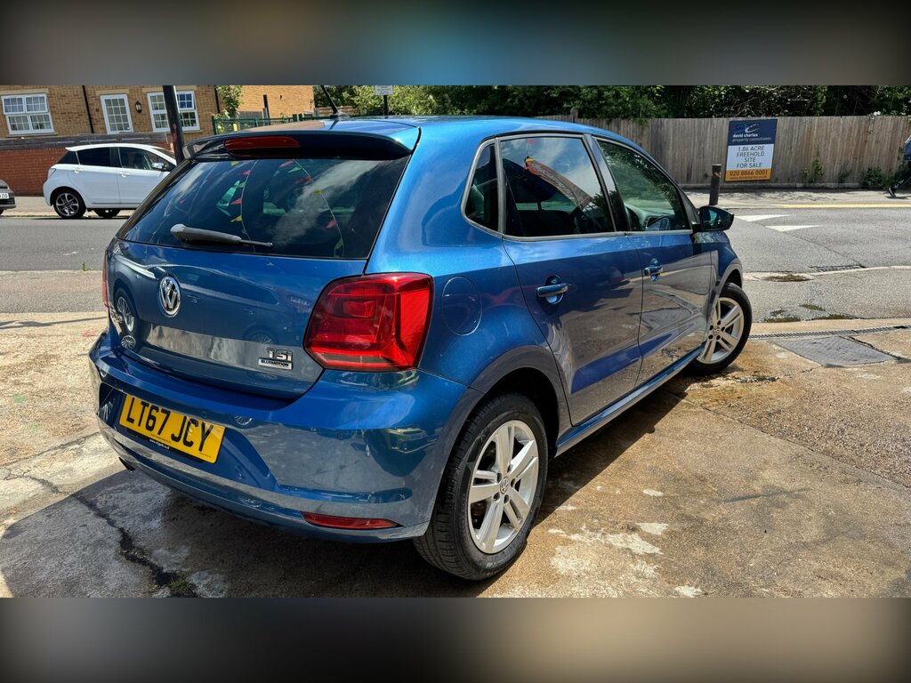 Volkswagen Polo 1.2 Tsi Match Edition Hatchback Dsg Eur LT67JCY Blue #5