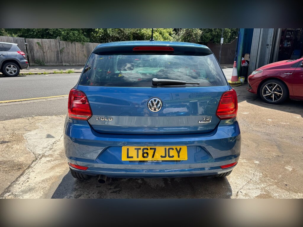 Volkswagen Polo 1.2 Tsi Match Edition Hatchback Dsg Eur LT67JCY Blue #6