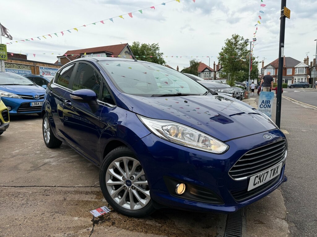 Ford Fiesta 1.0T Ecoboost Titanium X Hatchback Powe CK17TWX Blue #3