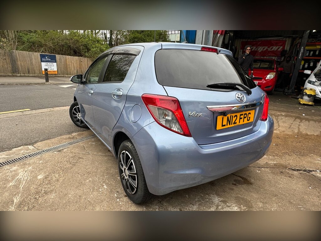 Toyota Vitz Hatchback Blue #6