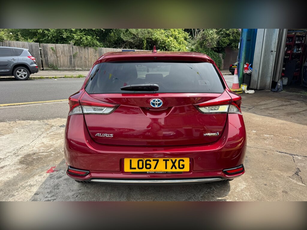 Toyota Auris 1.8 Vvt-h Design Hatchback Hybrid Cvt E Red #6