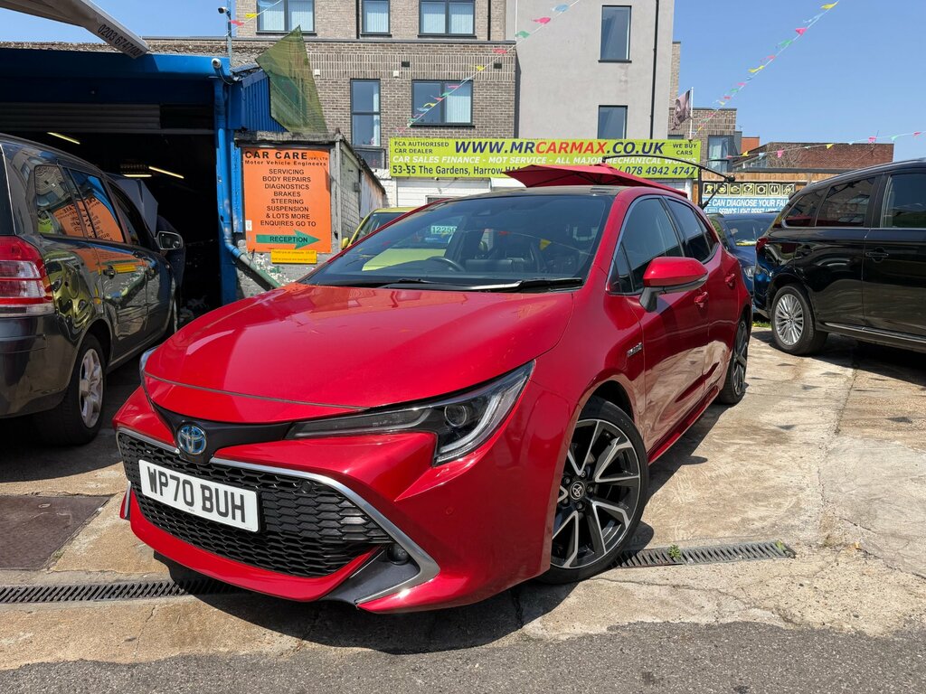 Toyota Corolla 2.0 Vvt-h Gpf Excel Hatchback Hybrid Cv Red