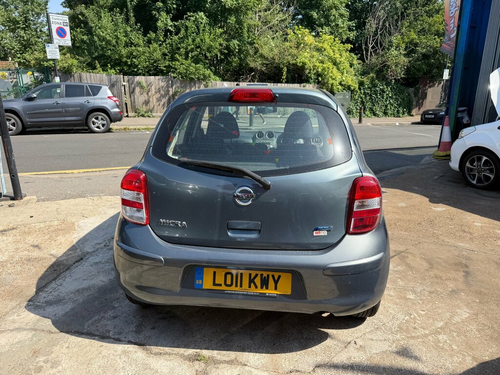 Nissan Micra 1.2 12V Acenta Hatchback Cvt Euro 5 80 Grey #3