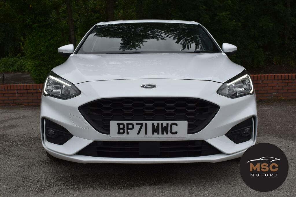 Ford Focus St-line White #4