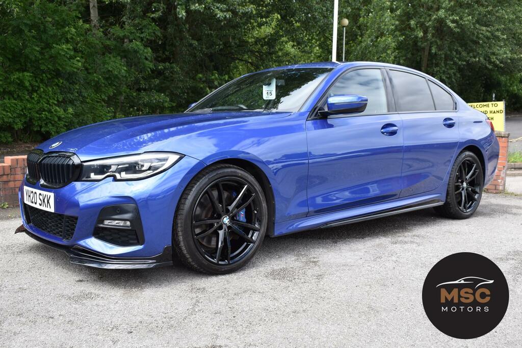 BMW 3 Series 330E M Sport Blue #8