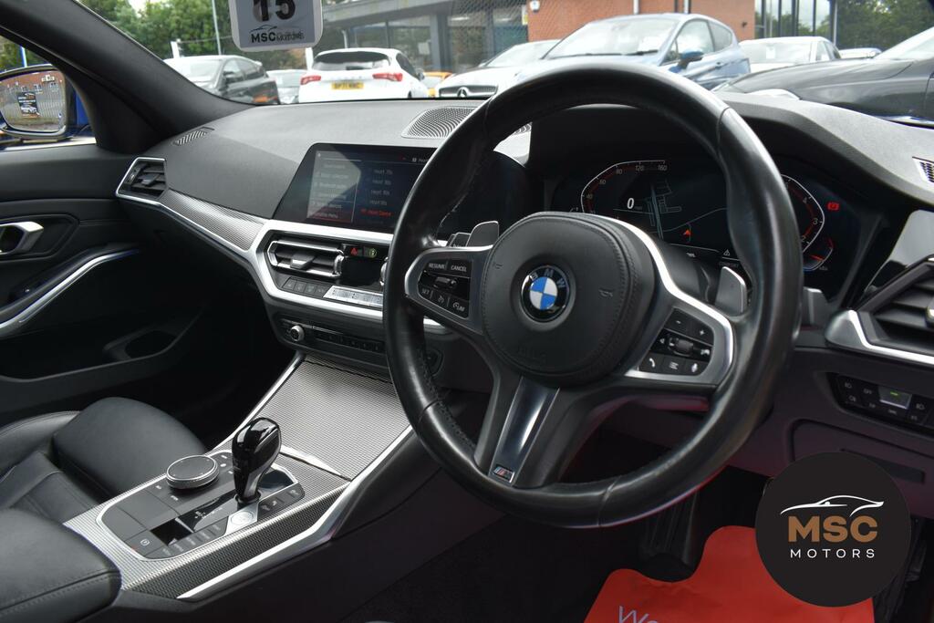 BMW 3 Series 330E M Sport Blue #30