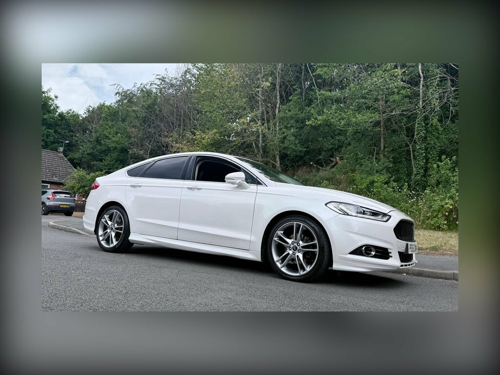 Ford Mondeo 2.0 Tdci Titanium Powershift Euro 6 Ss PE16OWM White #6