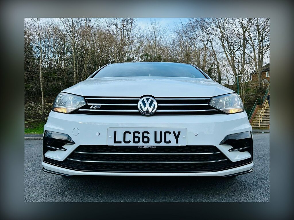Volkswagen Touran 2.0 Tdi Bluemotion Tech R-line Dsg Euro 6 Ss White #4