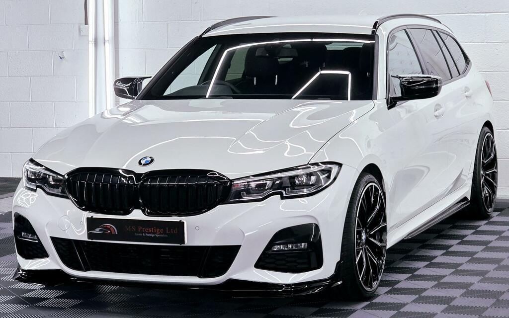 BMW 3 Series M Sport White #4