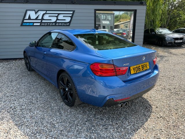 BMW 4 Series Gran Coupe 2016 3.0 435D M Sport Coupe Xdrive YO16BFK Blue #3