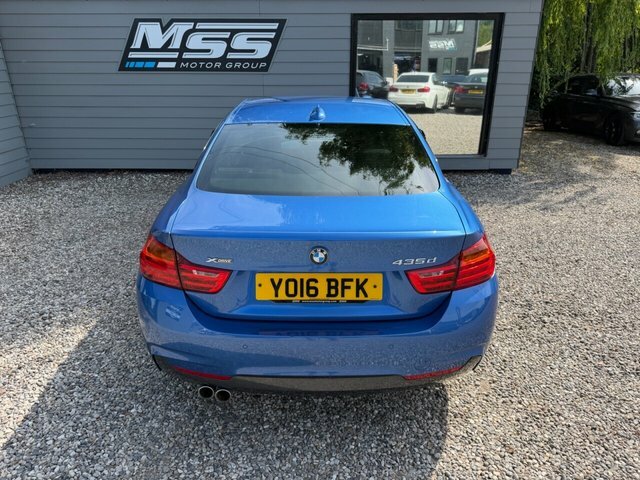 BMW 4 Series Gran Coupe 2016 3.0 435D M Sport Coupe Xdrive YO16BFK Blue #4