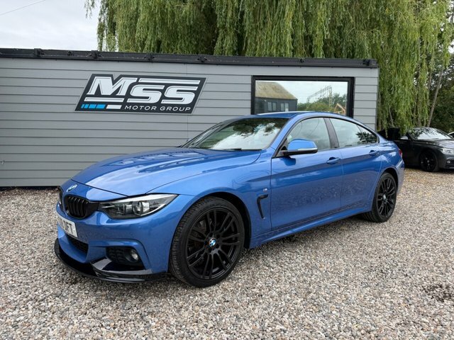 BMW 4 Series Gran Coupe 2018 2.0 420I M Sport Hatchback Xd Blue
