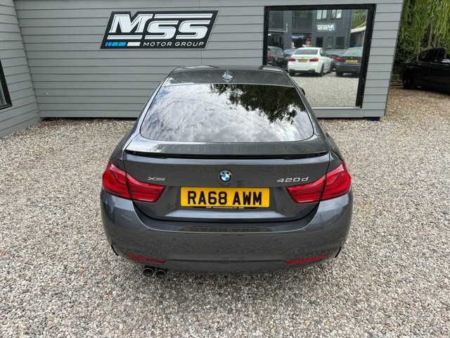 BMW 4 Series Gran Coupe 2018 2.0 420D M Sport Hatchback Xd RA68AWM Grey #4