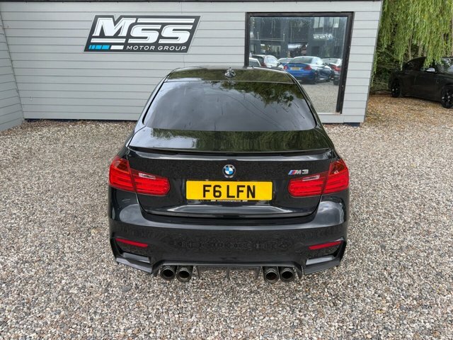 BMW M3 2015 3.0 Biturbo Saloon Dct Euro 6 Ss Black #4