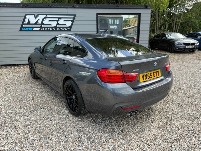 BMW 4 Series Gran Coupe 2015 2.0 420D M Sport Hatchback Xd Grey #3