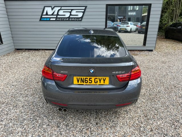 BMW 4 Series Gran Coupe 2015 2.0 420D M Sport Hatchback Xd Grey #4
