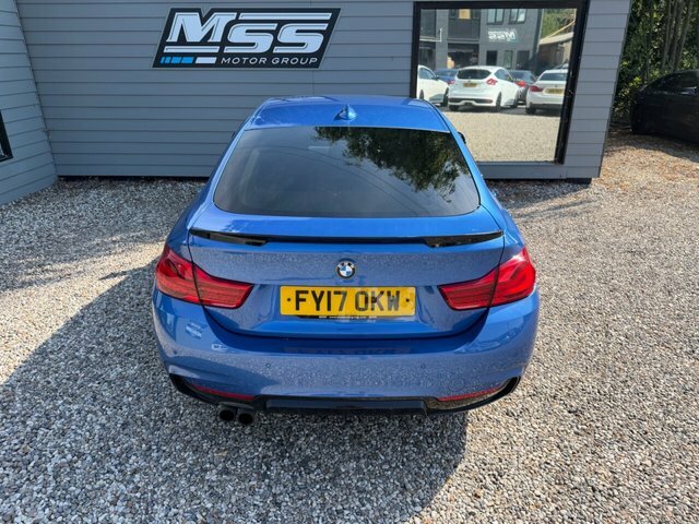 BMW 4 Series Gran Coupe 2017 2.0 420I M Sport Hatchback Eu S55YCE Blue #4