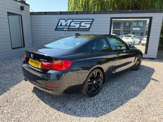 BMW 4 Series Gran Coupe 2017 2.0 420D Sport Coupe Euro 6 Black #4