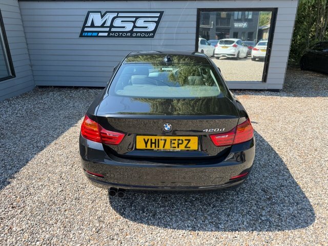BMW 4 Series Gran Coupe 2017 2.0 420D Sport Coupe Euro 6 Black #3