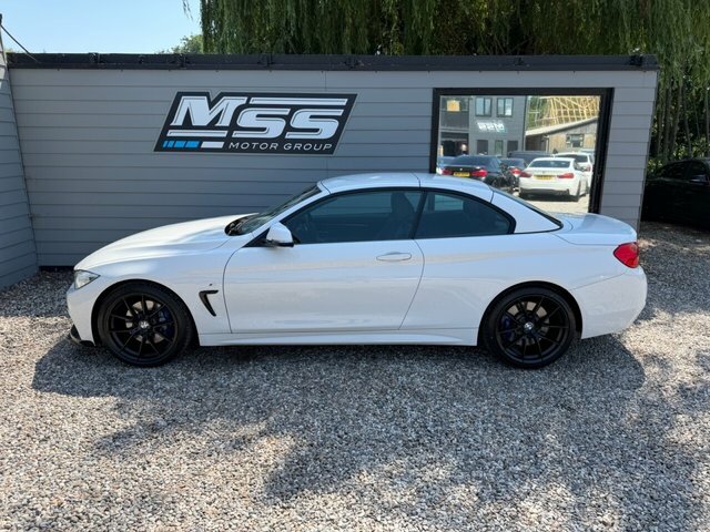 BMW 4 Series 2017 2.0 420D M Sport Convertible EX17ZFF White #2
