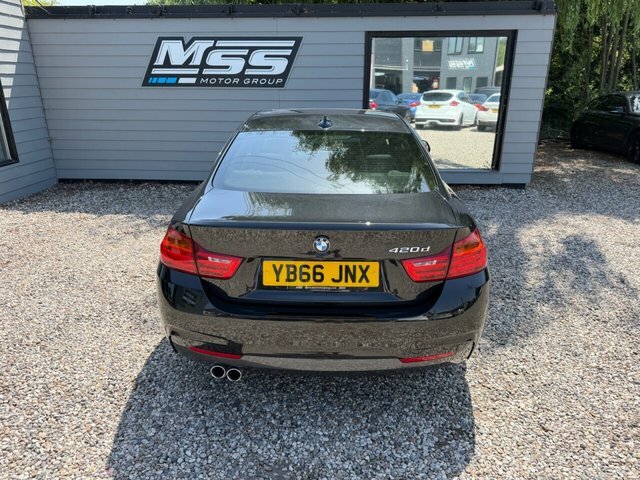 BMW 4 Series Gran Coupe 2017 2.0 420D M Sport Coupe Euro 6 Black #3