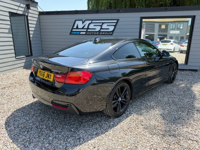 BMW 4 Series Gran Coupe 2017 2.0 420D M Sport Coupe Euro 6 Black #4