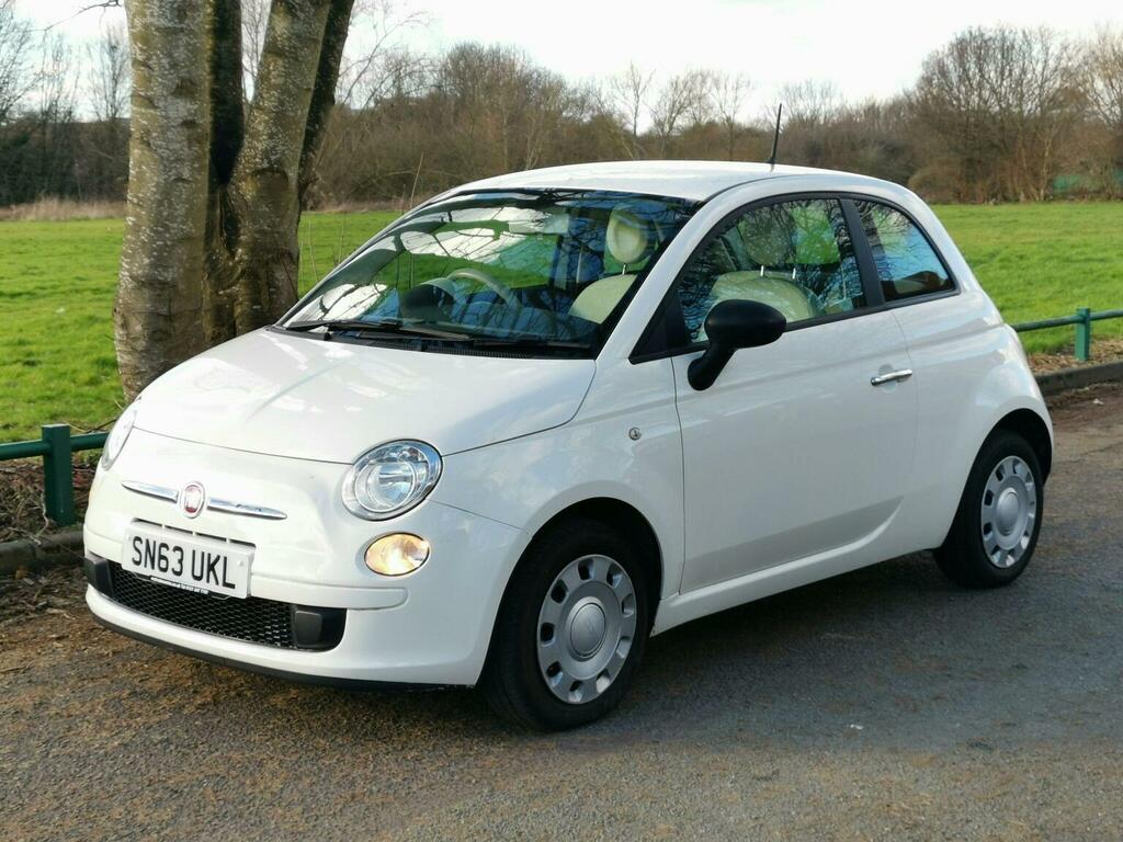 Fiat 500 Hatchback 1.2 Pop Euro 6 Ss 201463 SN63UKL White #3